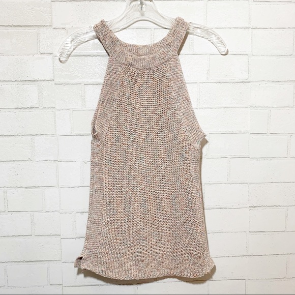 NWOT Ella Moss Speckled Margie Knit Halter Top M - Picture 4 of 10